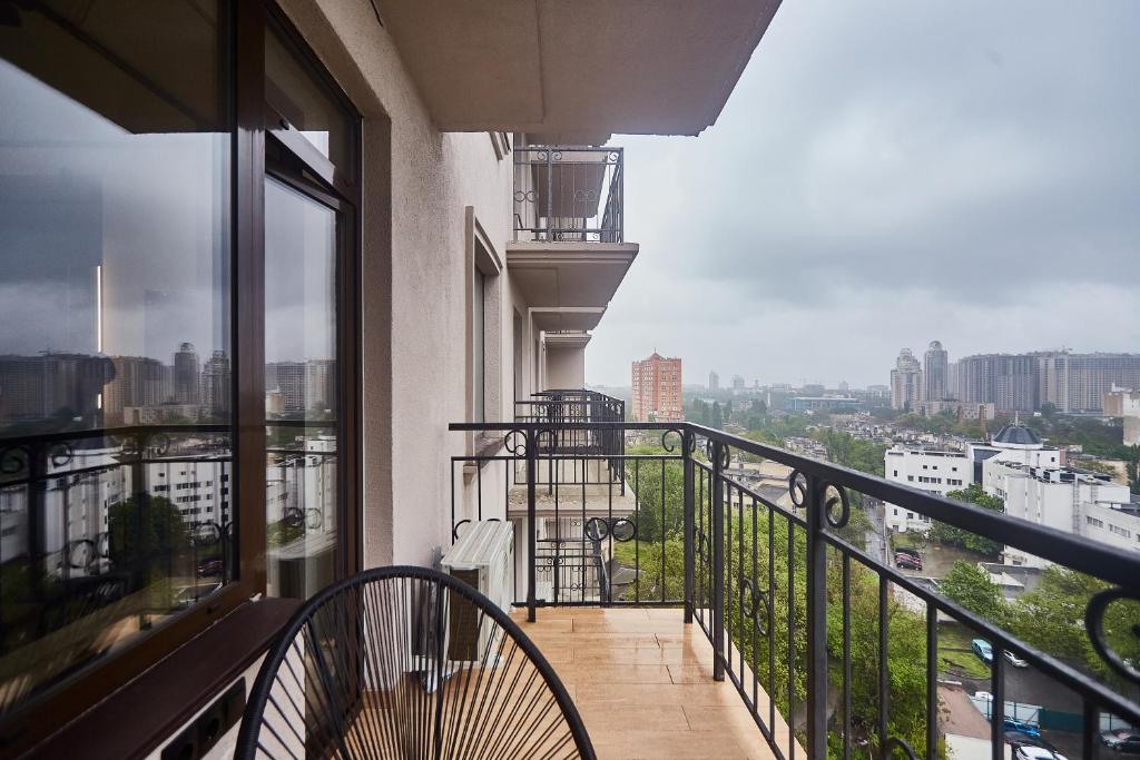 Balkón nebo terasa v ubytování Apart Hotel Acropolis