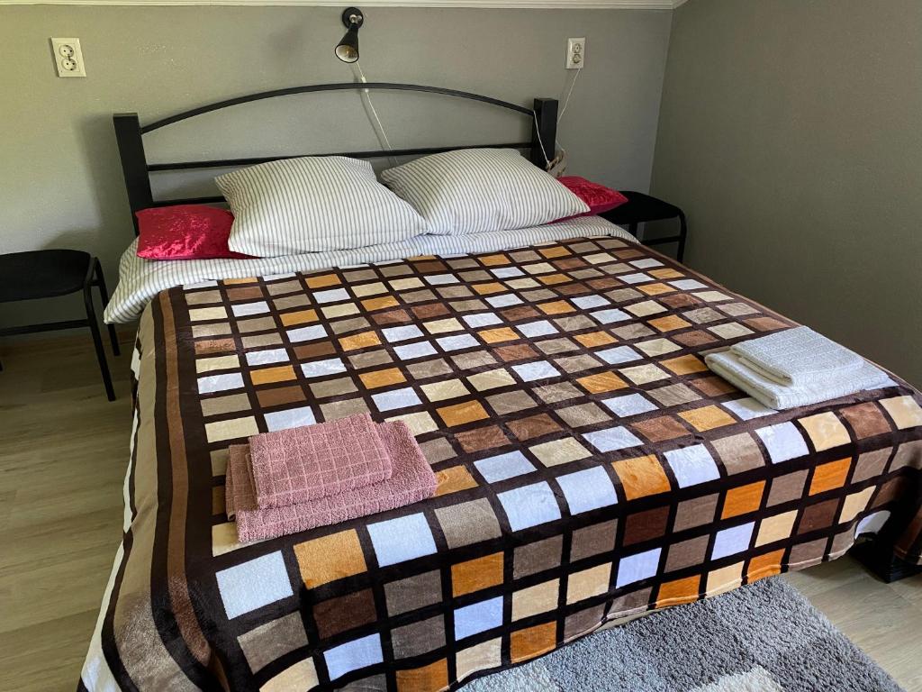 Postel nebo postele na pokoji v ubytování Mini-Hotel Serpanok