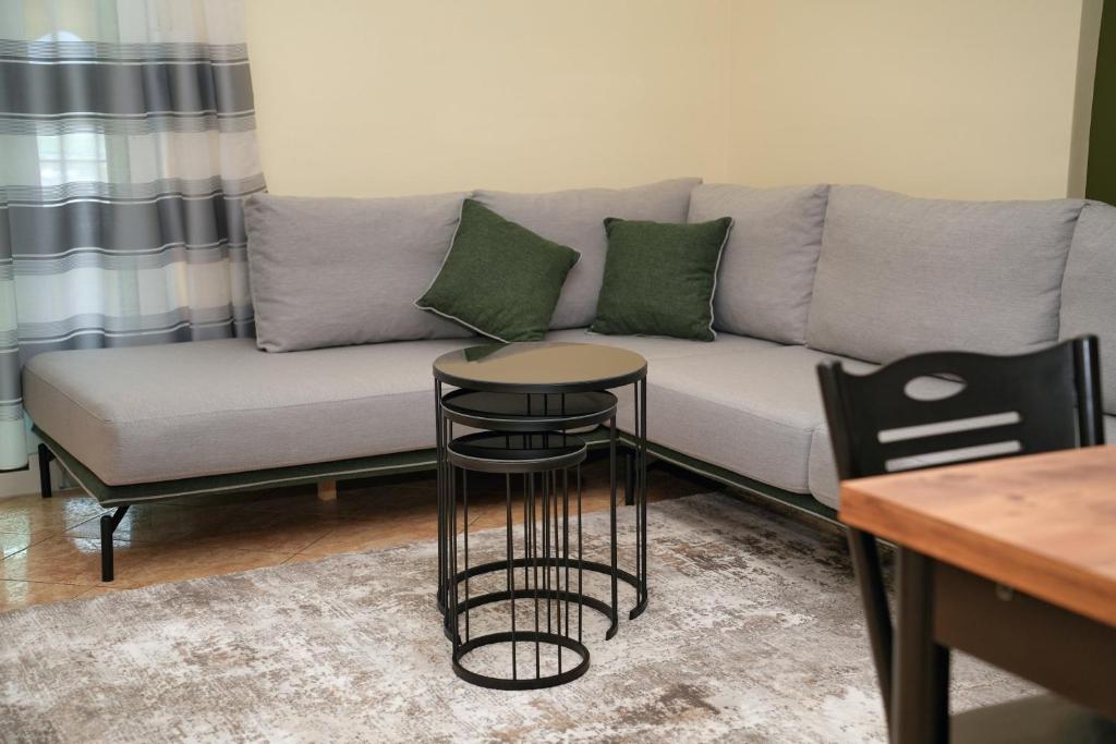 Uma área de estar em Apartament 47