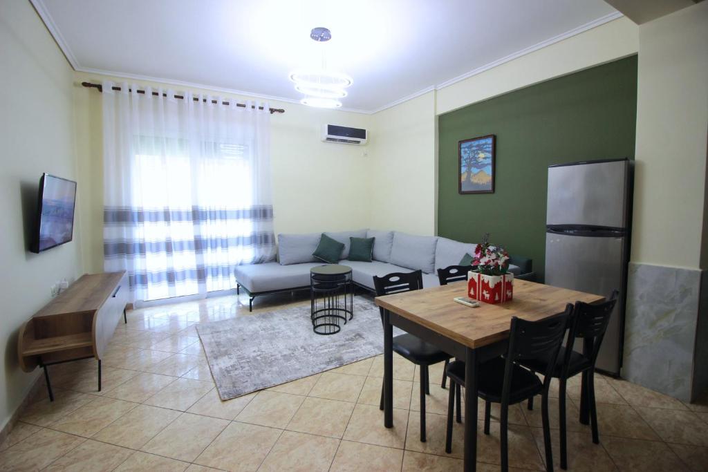 Uma televisão e/ou sistema de entretenimento em Apartament 47