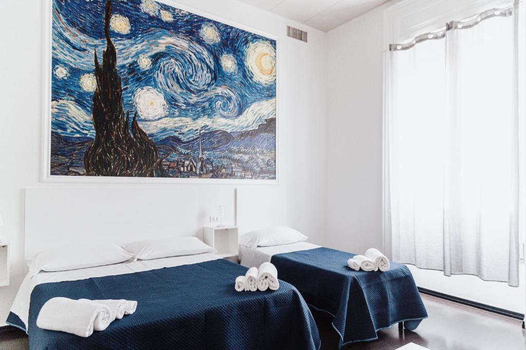 Postel nebo postele na pokoji v ubytování B&B Art