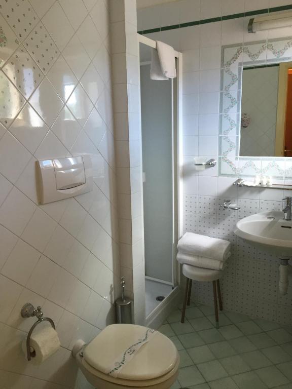 Koupelna v ubytování Hotel La Playa