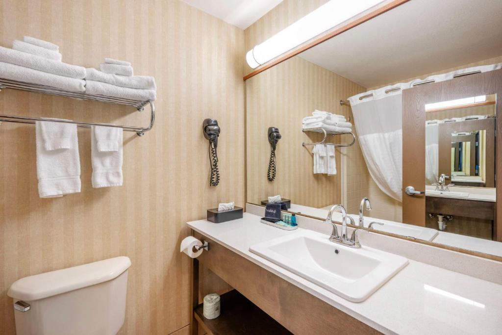 Koupelna v ubytování SureStay Plus by Best Western Enterprise