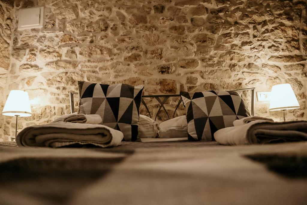 Posteľ alebo postele v izbe v ubytovaní City Rooms Šibenik