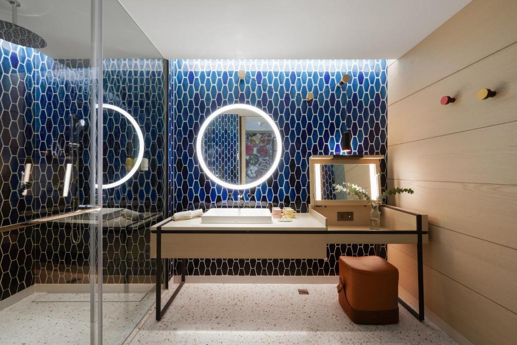 Koupelna v ubytování Hotel Indigo Kaohsiung Central Park by IHG