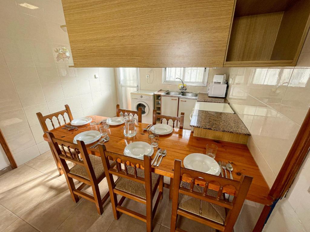 Kuchyňa alebo kuchynka v ubytovaní Bungalows Pescador 3000