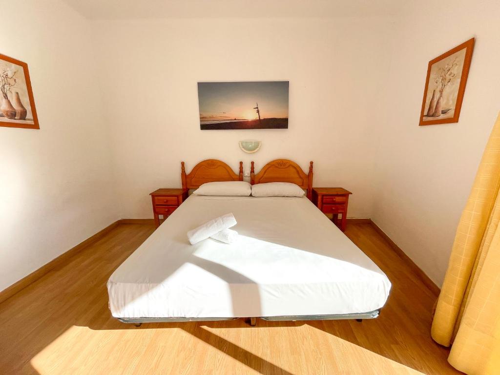 Posteľ alebo postele v izbe v ubytovaní Bungalows Pescador 3000