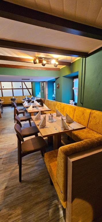 Posezení v ubytování Übernachten im Café Restaurant Vedder