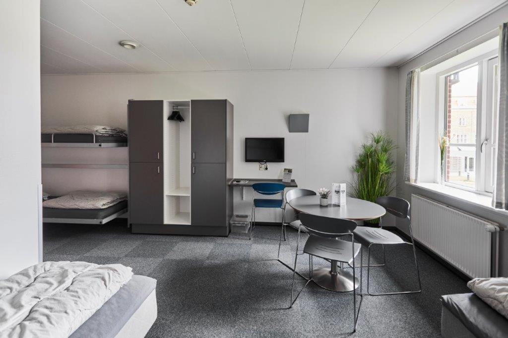 Postel nebo postele na pokoji v ubytování Danhostel Esbjerg