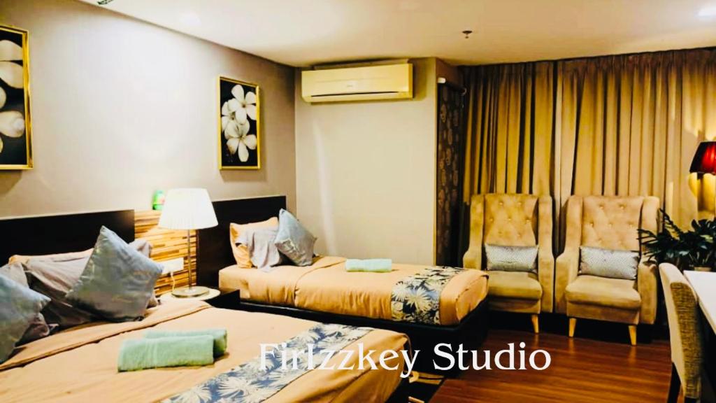 Posezení v ubytování FirIzzkey Studio