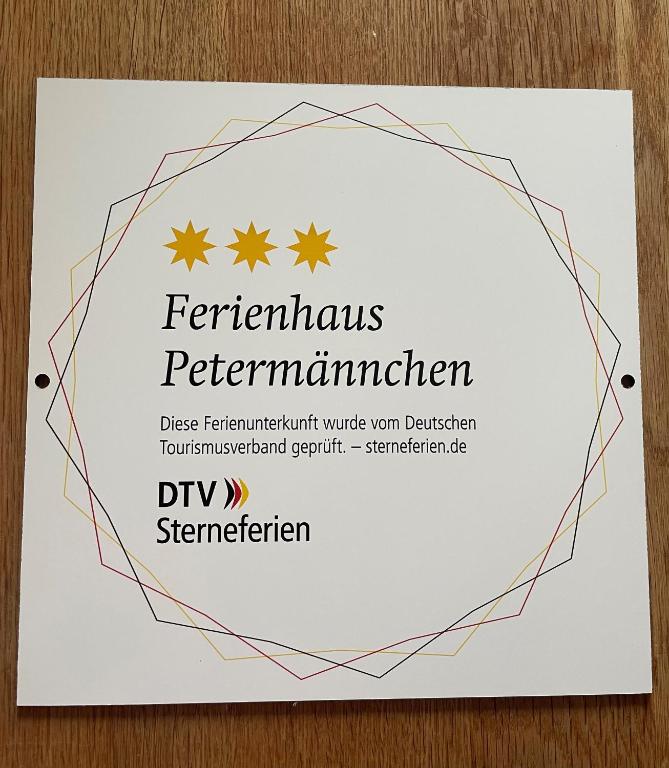 Ferienhaus Ferienwohnung Petermännchen - 2ベッドルームの家