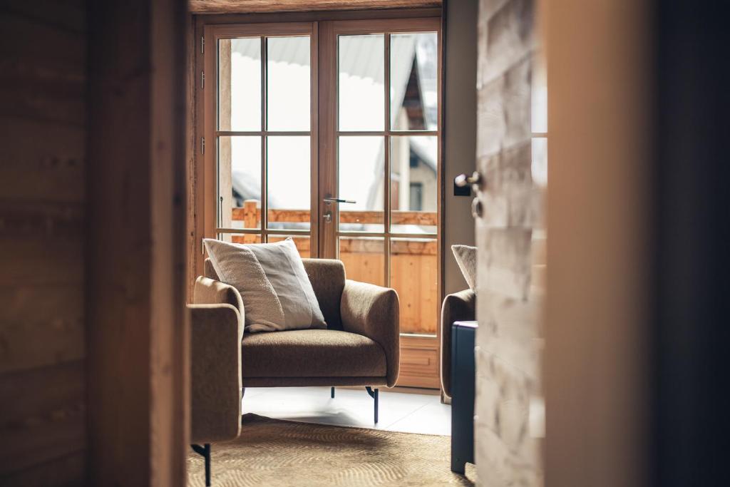 Posezení v ubytování Alliey & Spa Piscine Appart-hôtel Serre chevalier