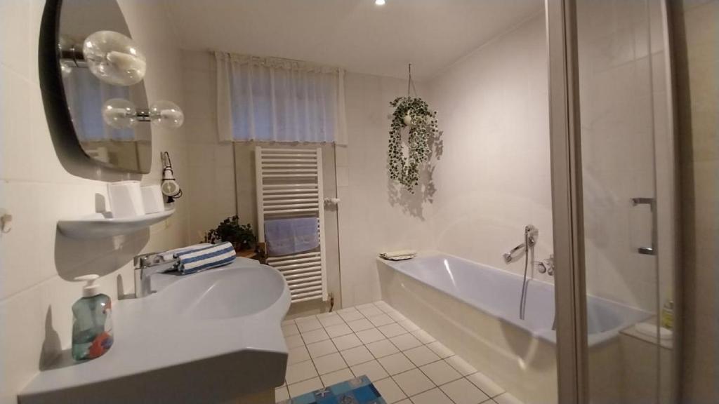 Koupelna v ubytování Ferienwohnung Stocker