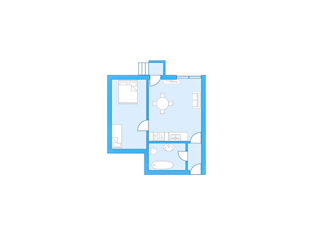 Plan piętra w obiekcie Apartment Resident Harrachov B-1 by Interhome
