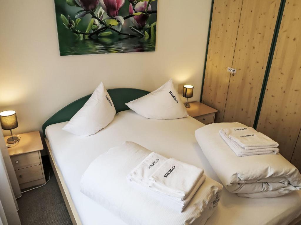 Postel nebo postele na pokoji v ubytování Apartment Apt D 045 by Interhome