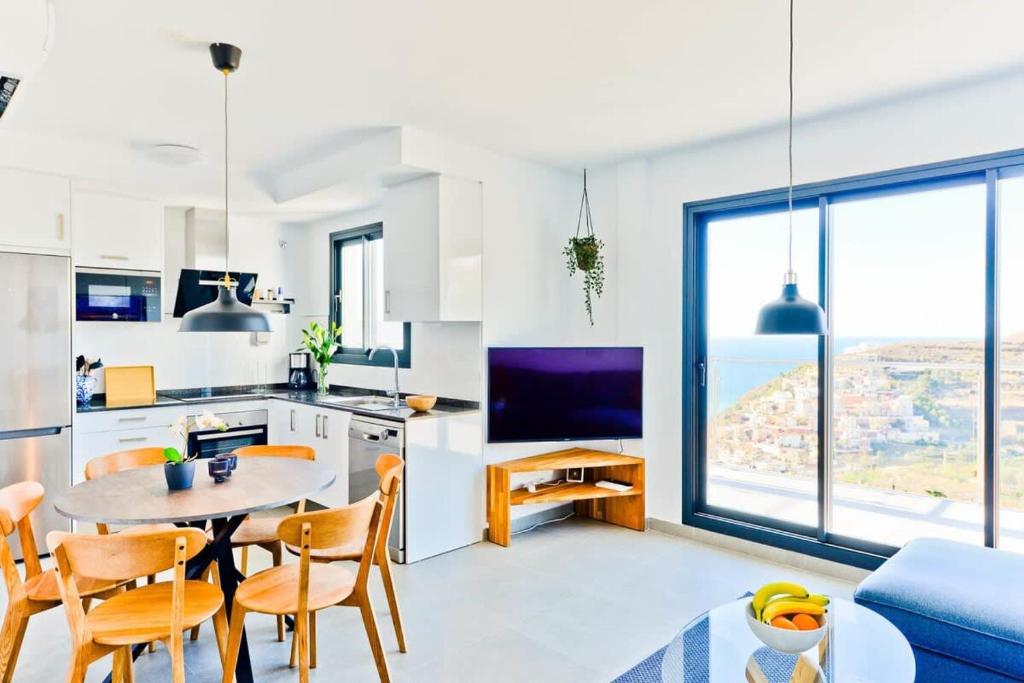 Kuchyň nebo kuchyňský kout v ubytování Balcon del Mar