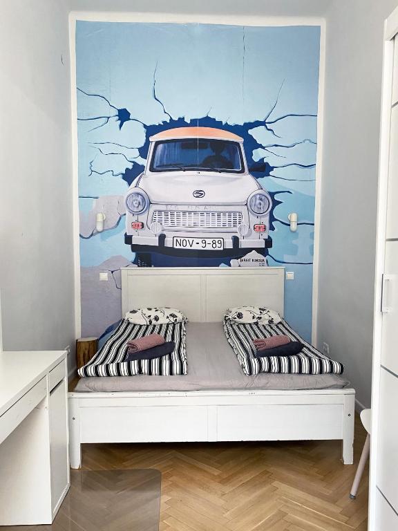 Posedenie v ubytovaní NICE "TRABI" APARTMENT IN THE CITY