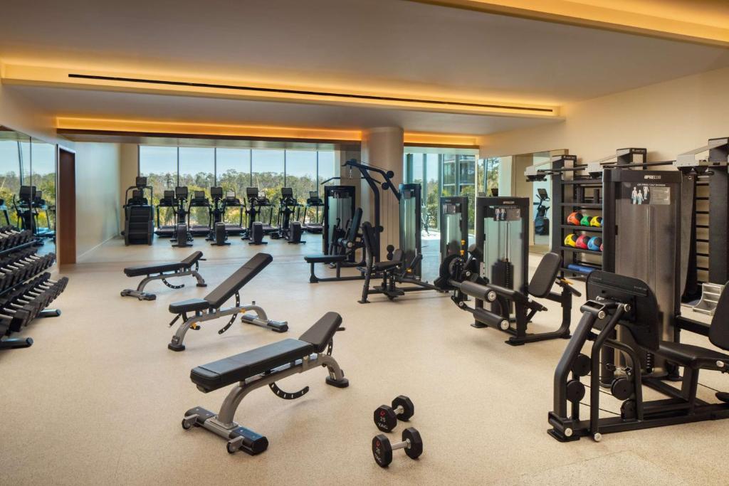Fitness centrum a/nebo fitness zařízení v ubytování Conrad Orlando