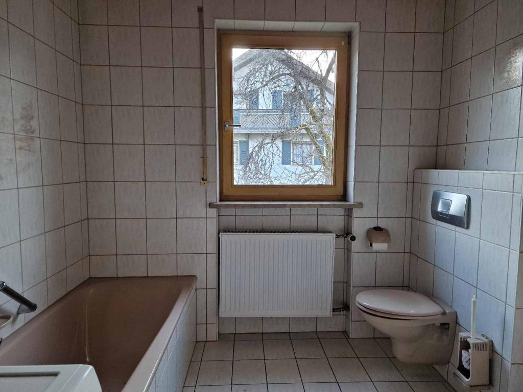 Koupelna v ubytování Bachoase Bischofsmais