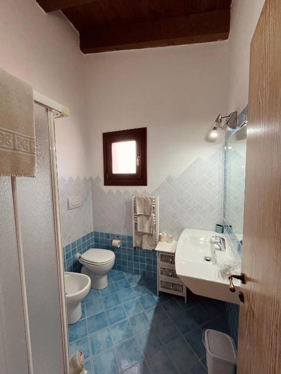 Koupelna v ubytování Hotel La Borgata