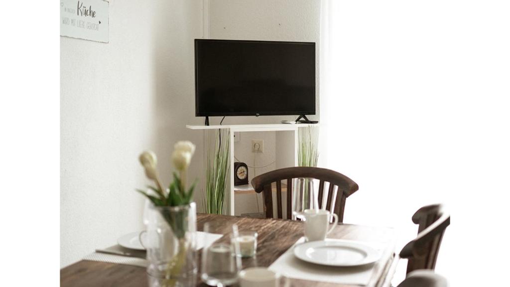 TV a/nebo společenská místnost v ubytování Apartment Alb Glück 1