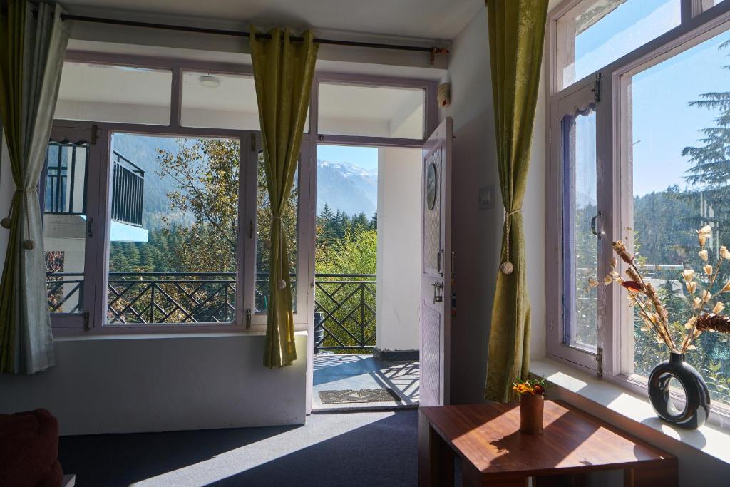 Balkón nebo terasa v ubytování Hostelgia