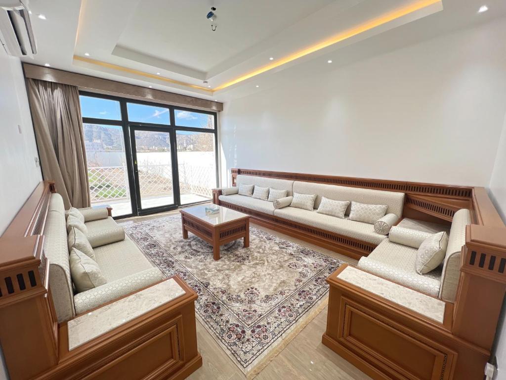 Posezení v ubytování ALSALAM Hostels نزل السلام