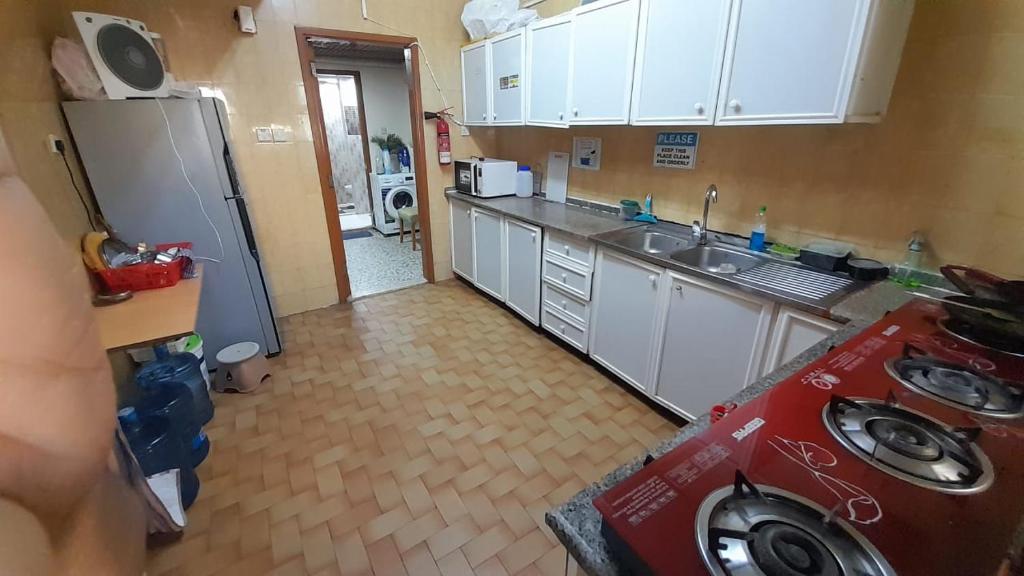 Kuchyň nebo kuchyňský kout v ubytování HDRLIVING