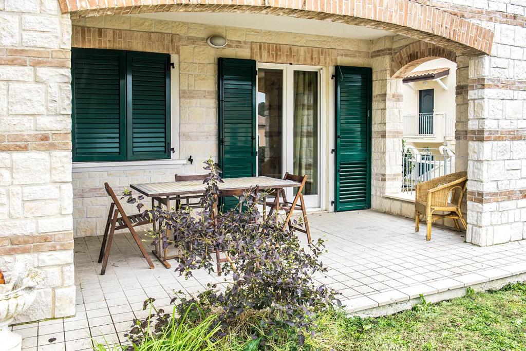 Balkón nebo terasa v ubytování S287 - Sirolo, villetta con giardino vicino al centro