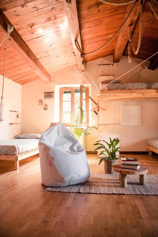 Posezení v ubytování Social Garden - Sharing Room