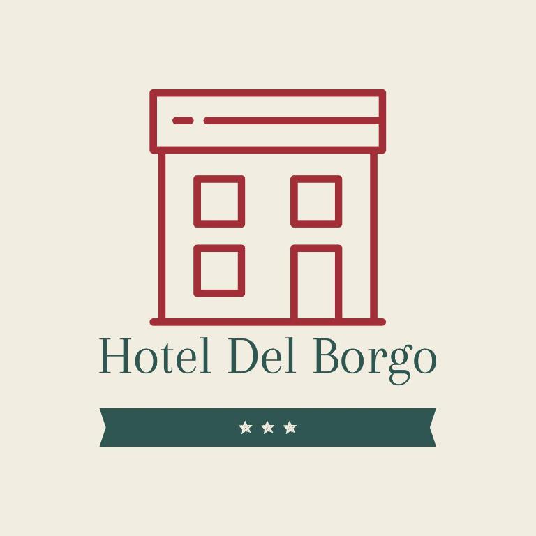 Certifikat, nagrada, logo ili neki drugi dokument izložen u objektu Hotel Del Borgo