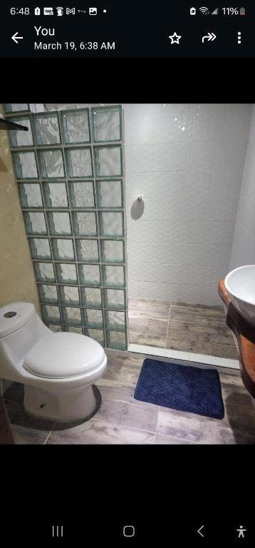 Koupelna v ubytování Eco hotel Torino