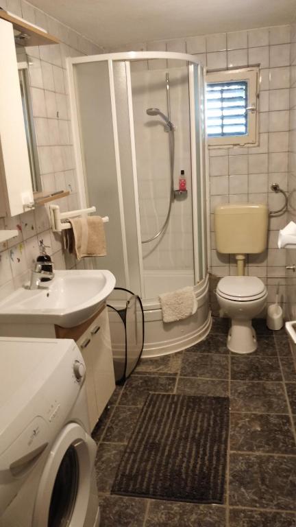Koupelna v ubytování Apartment Lavinia