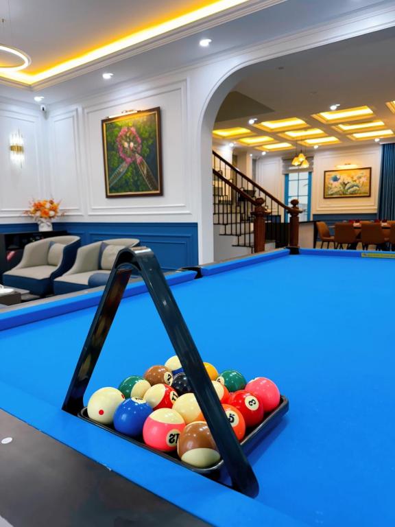 Biliár nebo kulečník v ubytování Villa Hạ Long Gần Biển