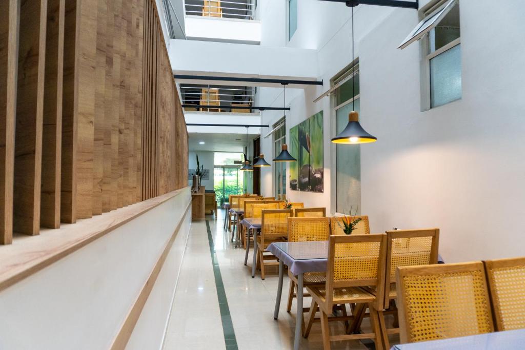 Posezení v ubytování Hotel Alcaravan Medellín