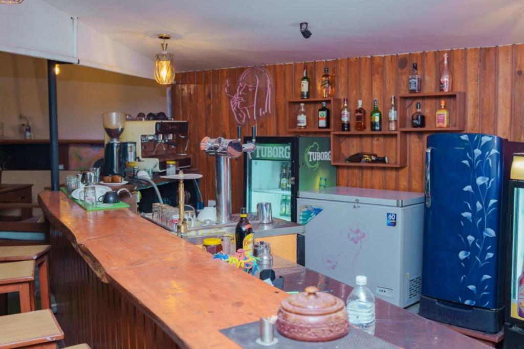 The lounge or bar area at Gypsy Hostel & Backpackers