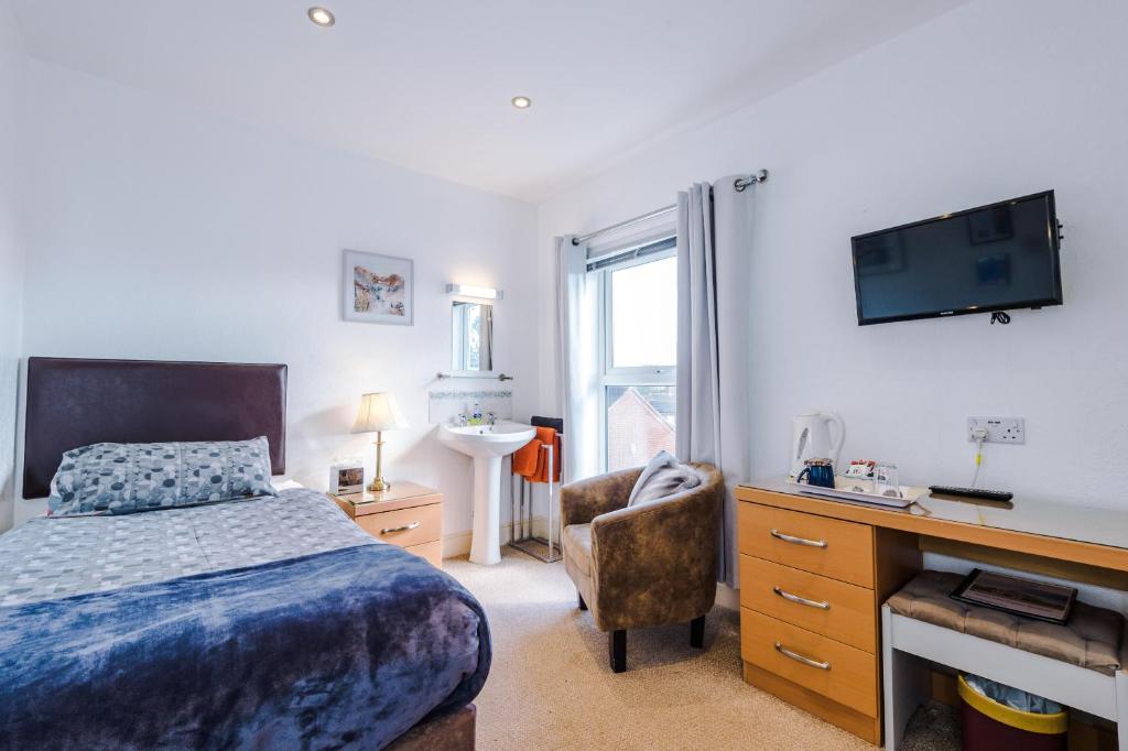 Professional Contractor's Retreat, Superfast WIFI, FREE Van Parking CCTV - Superior Single Room