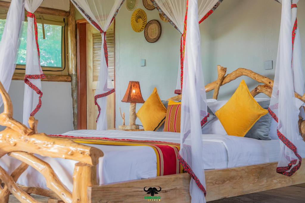 Posezení v ubytování Embogo Safari Lodges