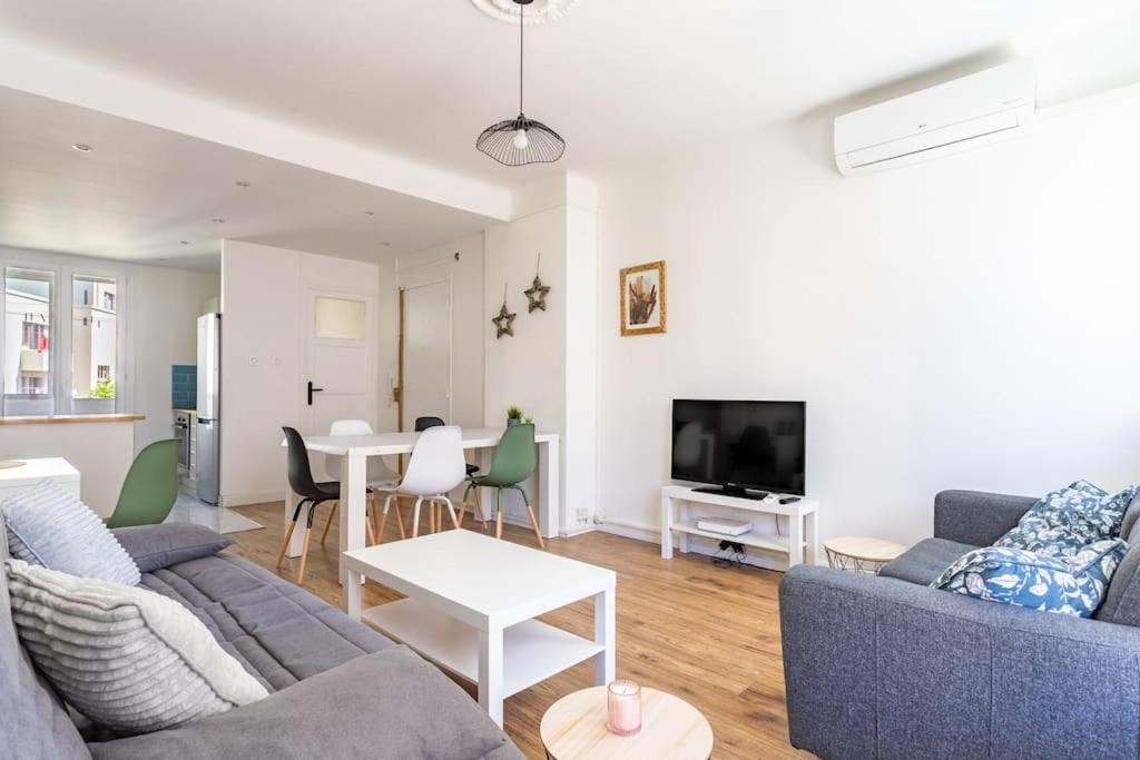 Seating area sa Appartement familial, lumineux