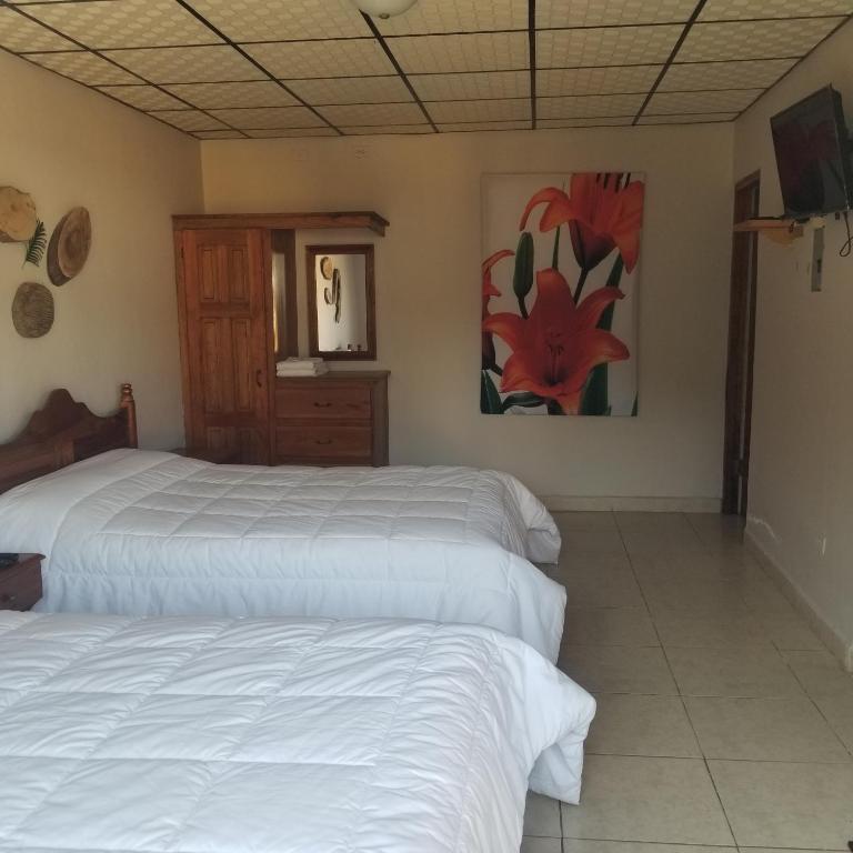Voodi või voodid majutusasutuse cabanas las molas toas