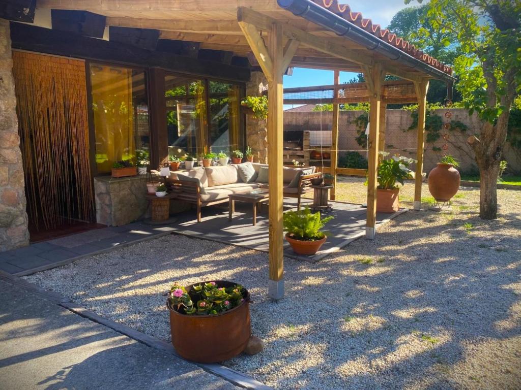 Vonkajšia záhrada v ubytovaní Apartamento rural Sé de un lugar