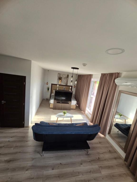 Postel nebo postele na pokoji v ubytování Apartmány Pulse