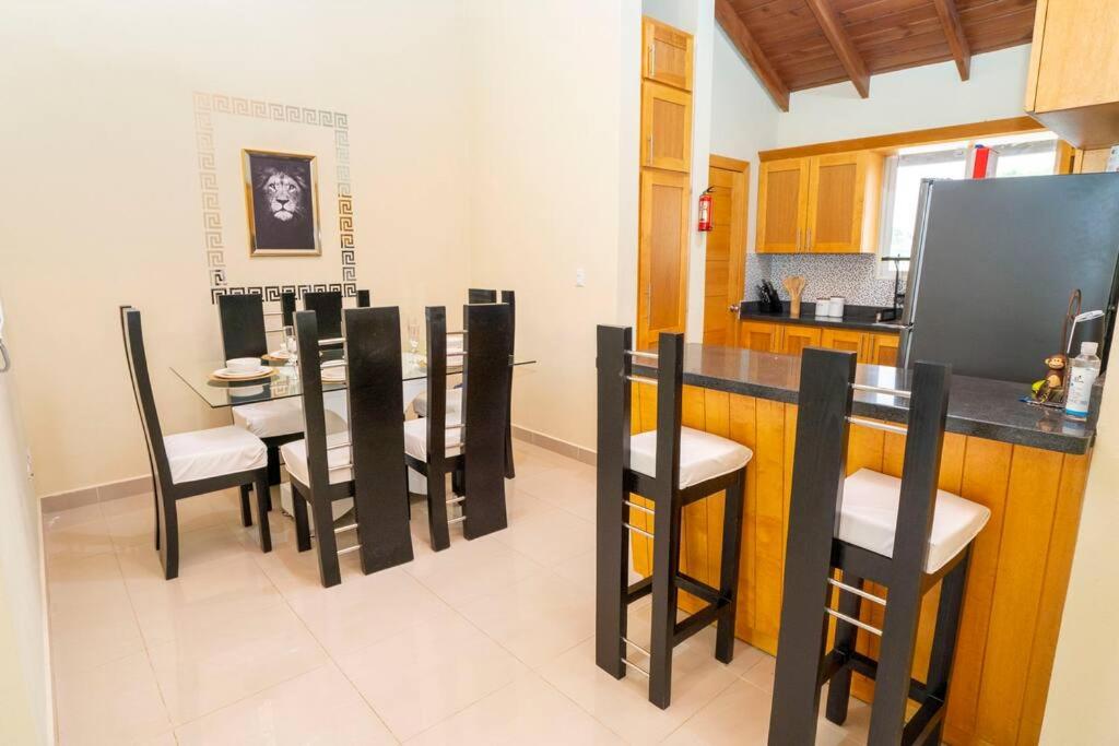 Kuchyň nebo kuchyňský kout v ubytování Luxury Sky Blue