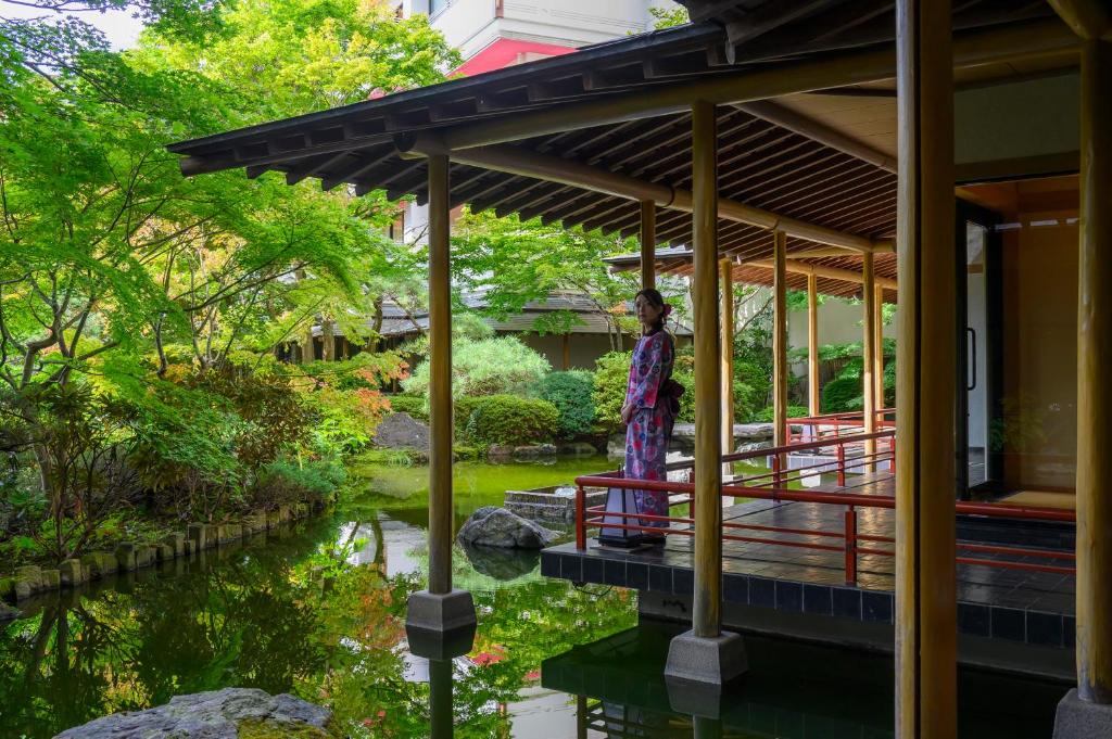 Zahrada ubytování Kinugawa Grand Hotel Yumenotoki