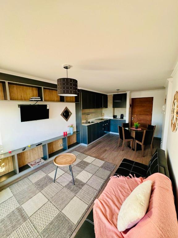 TV a/nebo společenská místnost v ubytování Confortable Dpto 2D y 2 baños