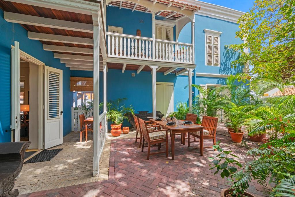 Balkón nebo terasa v ubytování Curaçao Gardens