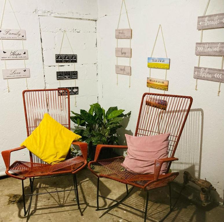 Posezení v ubytování Hostel Casa Mar