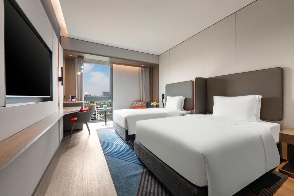 Holiday Inn Express Changfeng Park - Chambre Double Standard Avec Deux Lits Doubles