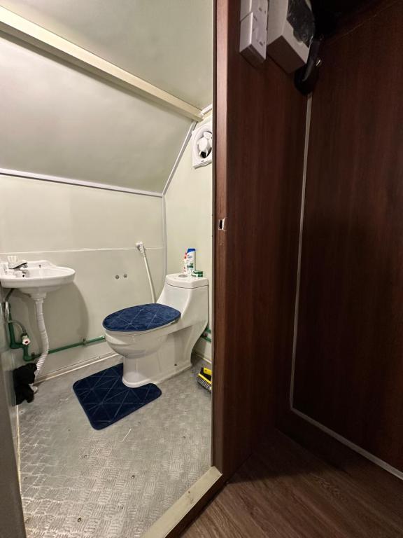 Koupelna v ubytování VIP Caravan