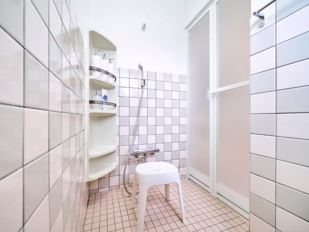 Koupelna v ubytování Kokoyui Guesthouse Shingu